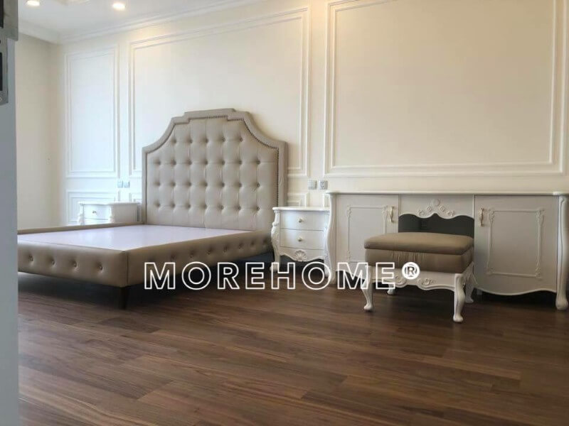 Thi công nội thất phòng ngủ chung cư tân cổ điển sang trọng, đẳng cấp Mẫu nội thất chung cư đẹp