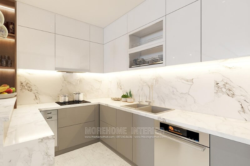 Trang trí nội thất phòng bếp tiện nghi, hiện đại Thiết kế phòng bếp, tủ bếp đẹp